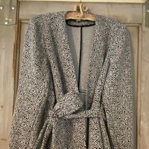 Lame Bryant knit blazer.